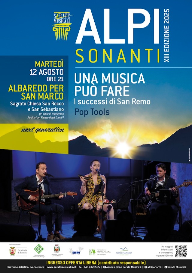 Immagine Evento Una musica può fare | Calendario Valtellinese