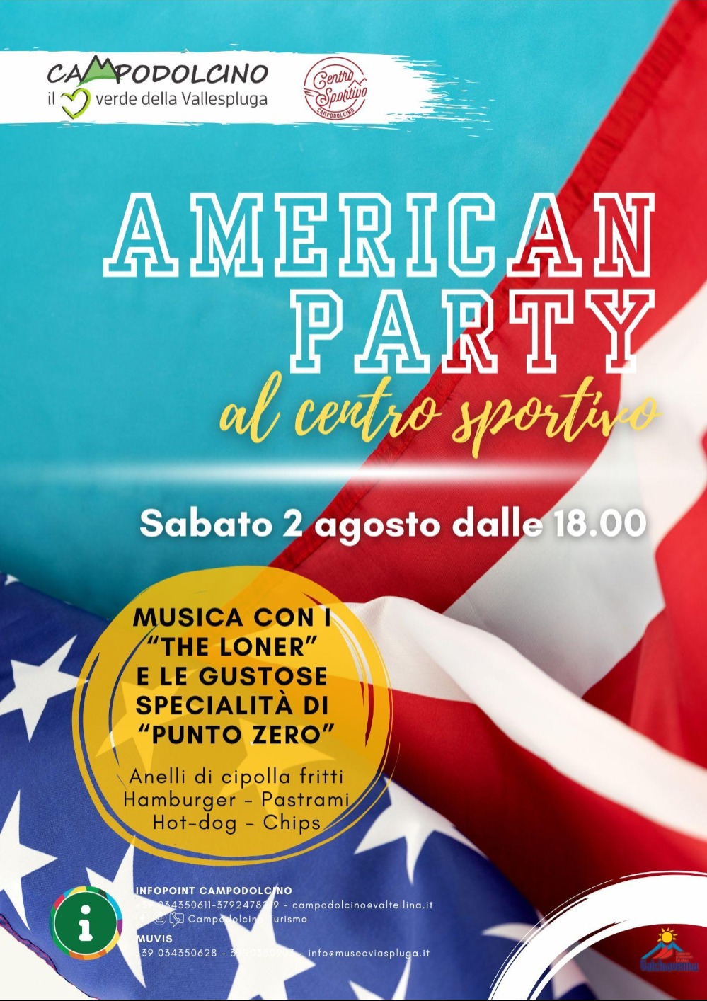 Immagine Evento American Party | Calendario Valtellinese