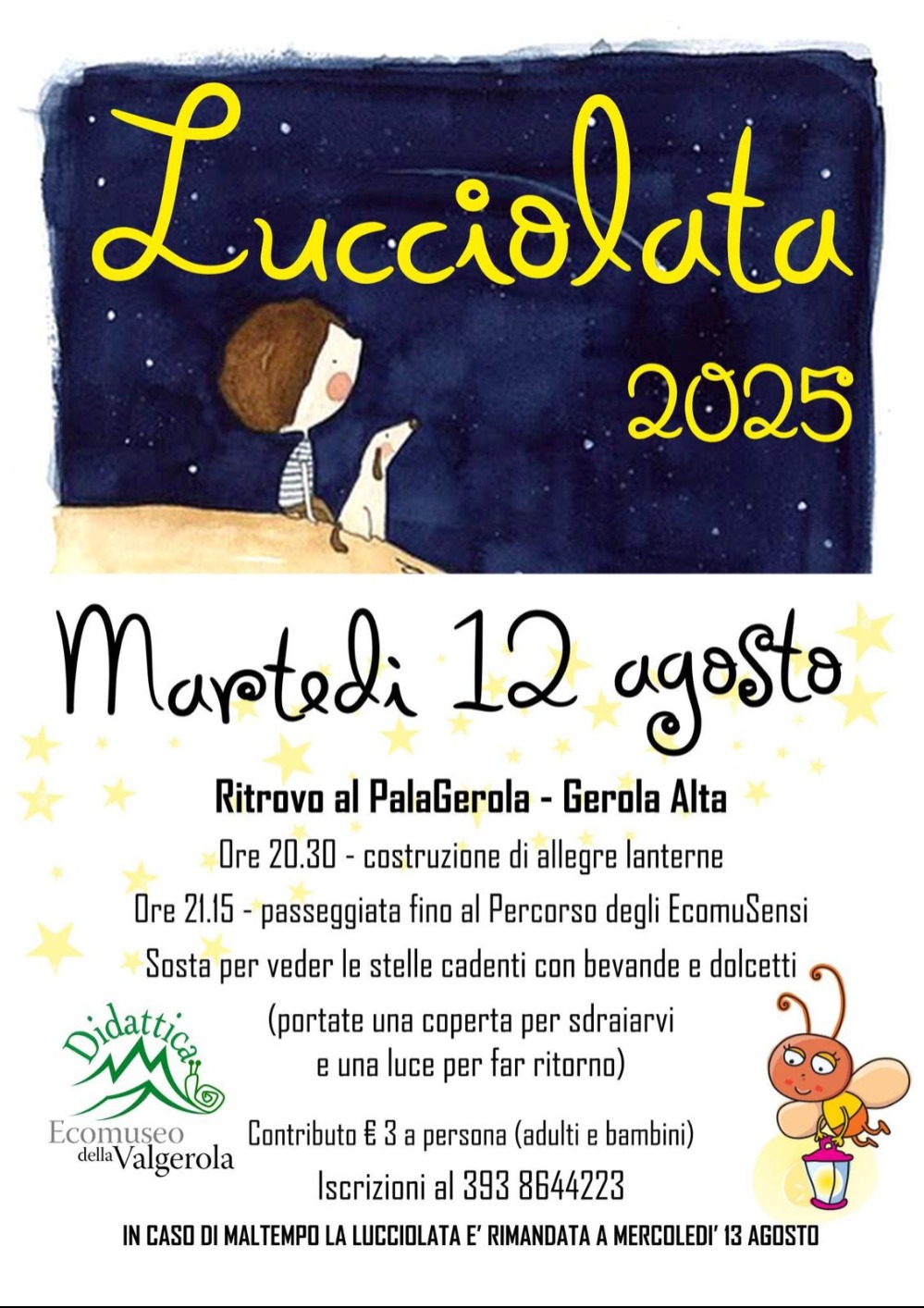 Immagine Evento Lucciolata | Calendario Valtellinese