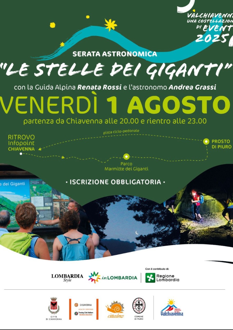 Immagine Evento Le stelle dei Giganti | Calendario Valtellinese