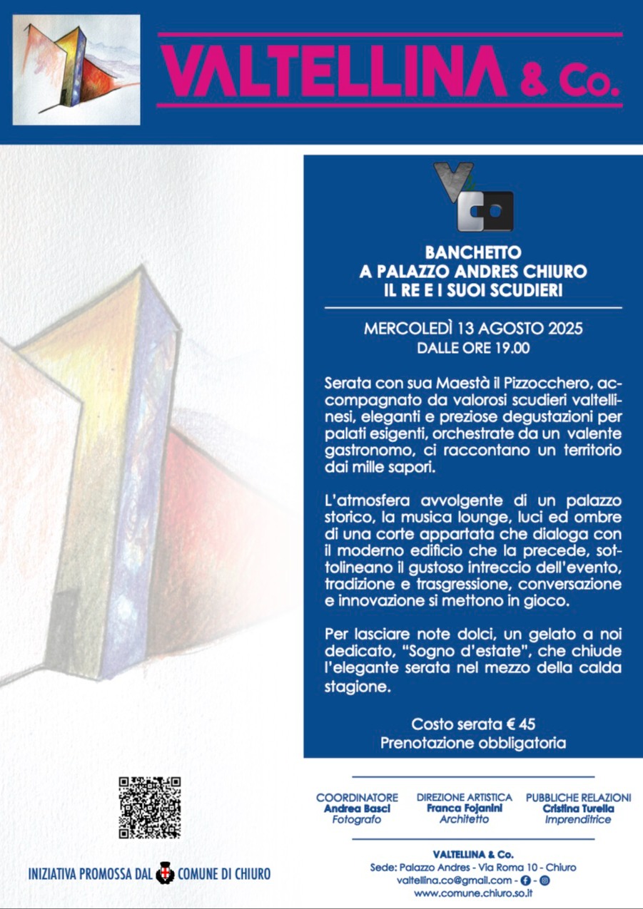 Immagine Evento Banchetto a Palazzo Andres | Calendario Valtellinese