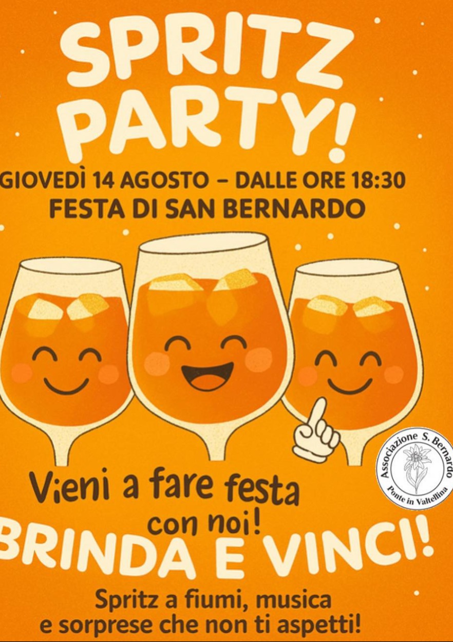 Immagine Evento Spritz party | Calendario Valtellinese
