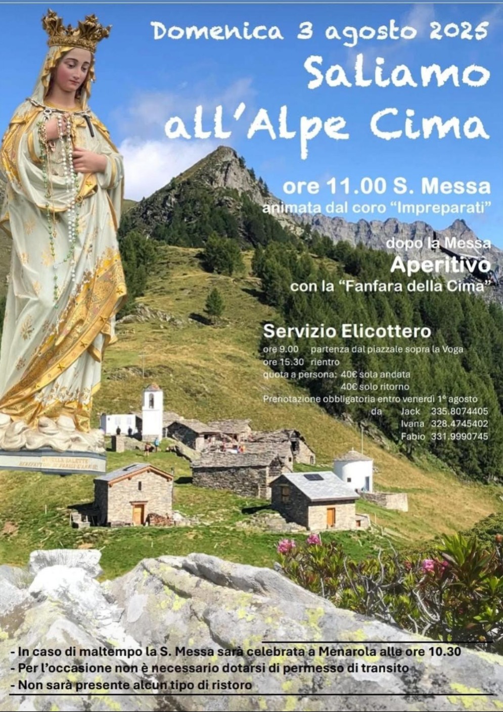Immagine Evento Saliamo all'Alpe CIma | Calendario Valtellinese