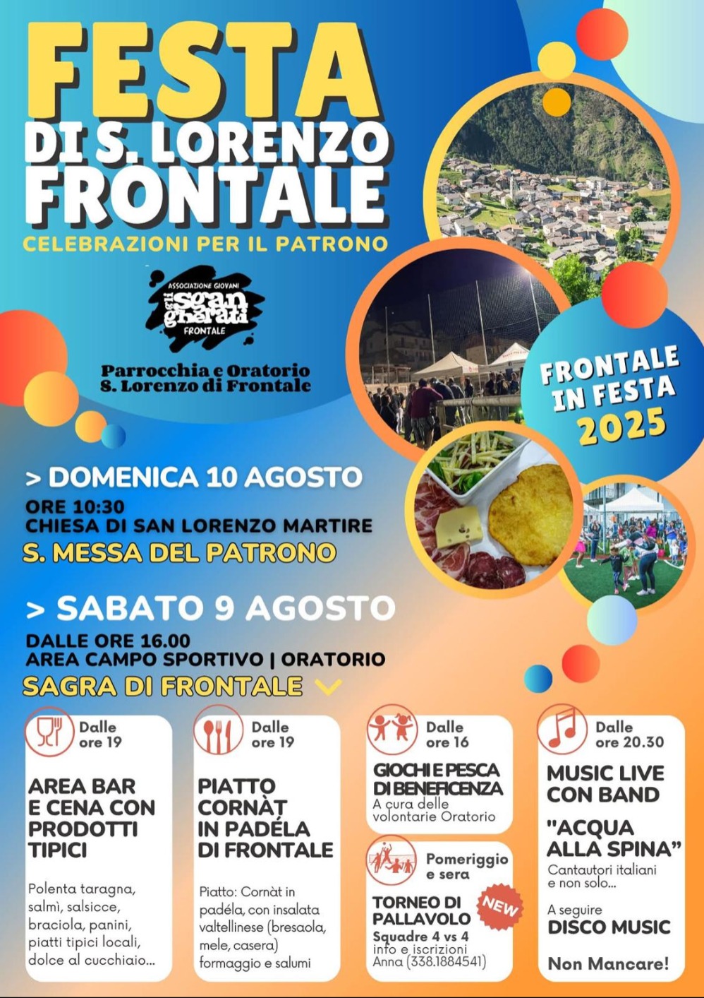 Immagine Evento Festa di San Lorenzo | Calendario Valtellinese