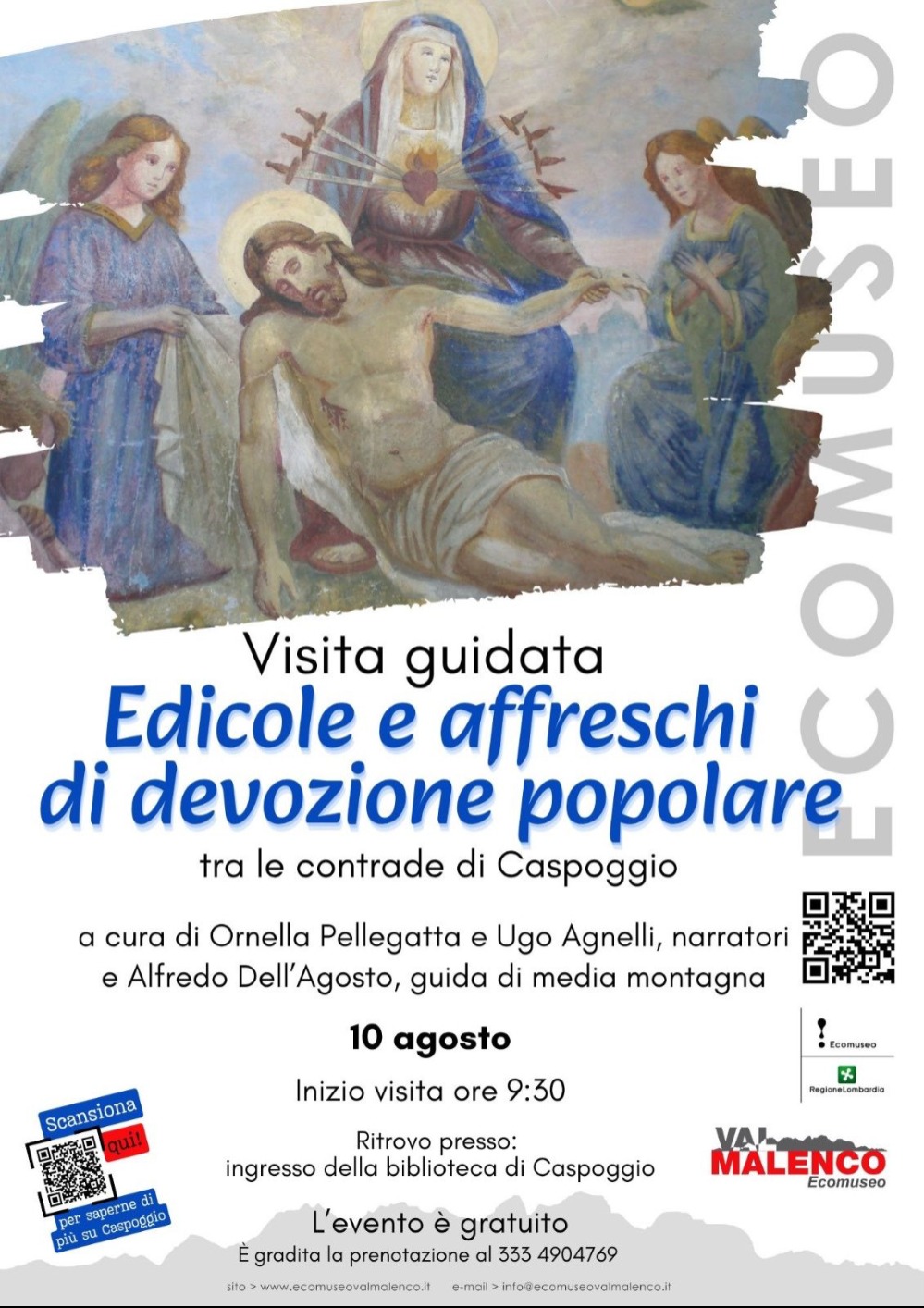 Immagine Evento Visita guidata edicole e affreschi di devozione popolare | Calendario Valtellinese