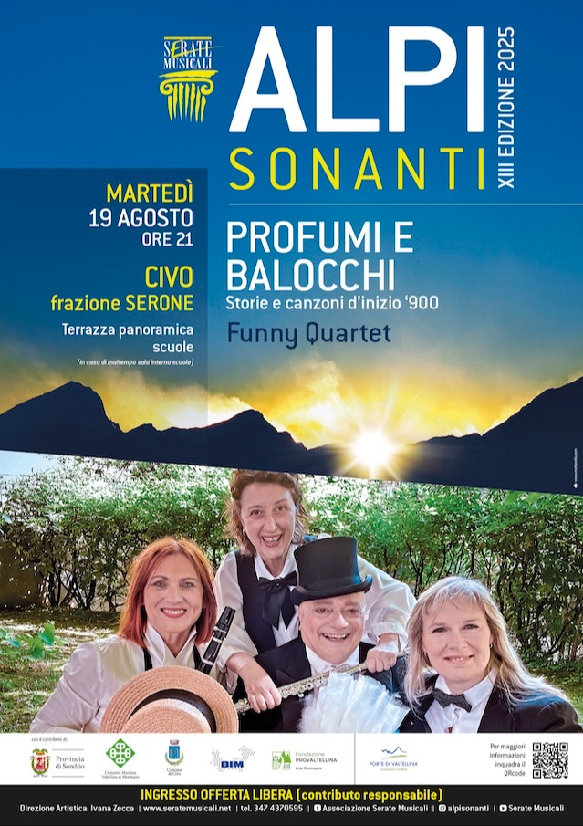 Immagine Evento PROFUMI E BALOCCHI – Funny Quartet | Calendario Valtellinese