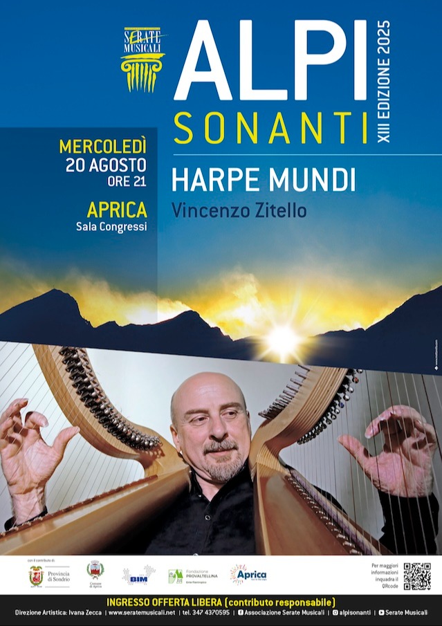 Immagine Evento HARPE MUNDI – Vincenzo Zitello | Calendario Valtellinese