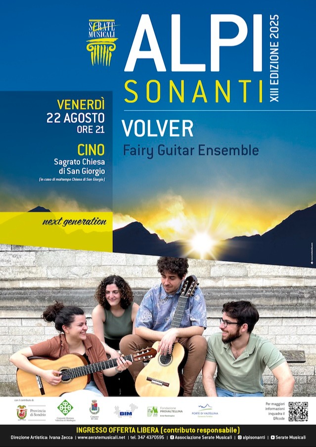 Immagine Evento VOLVER – Fairy Guitar Quartet | Calendario Valtellinese