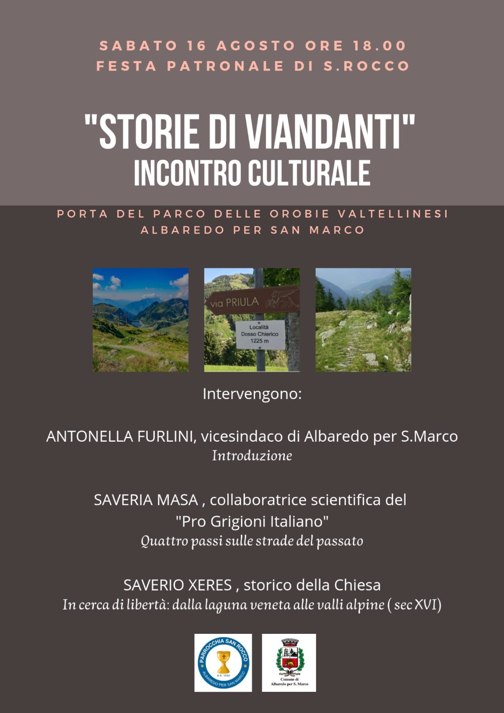 Immagine Evento Storie di viandanti | Calendario Valtellinese