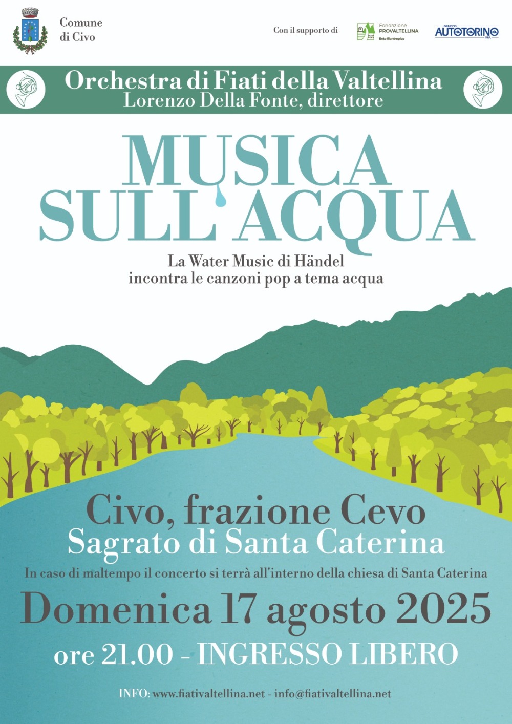 Immagine Evento Musica sull’acqua a Civo (SO) | Calendario Valtellinese