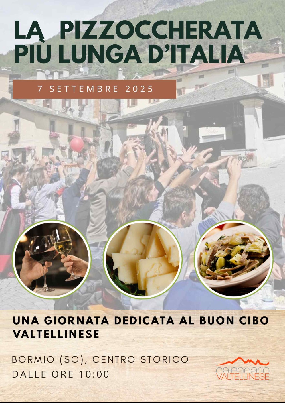 Immagine Evento La Pizzoccherata più lunga d’Italia | Calendario Valtellinese