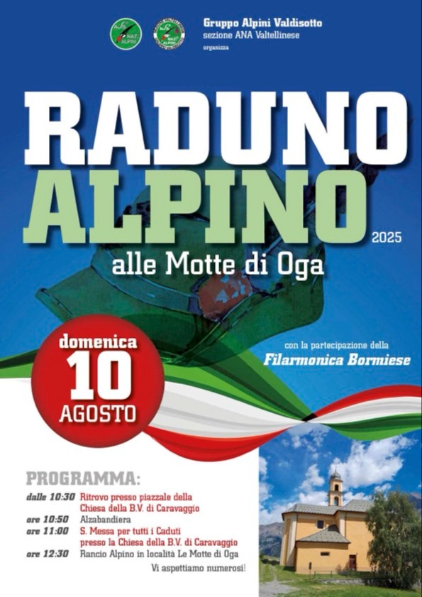 Immagine Evento Raduno alpino alle Motte di Oga | Calendario Valtellinese