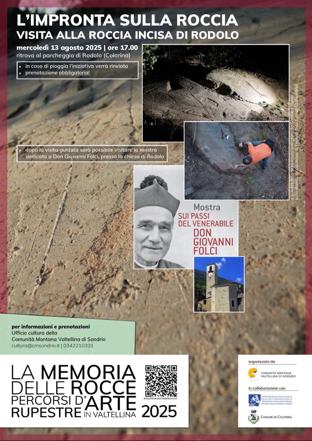 Immagine Evento L'impronta sulla roccia | Calendario Valtellinese