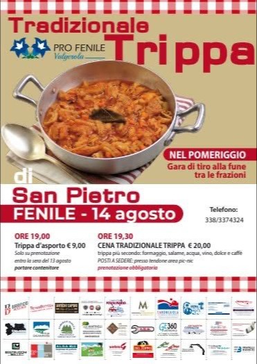 Immagine Evento Tradizionale Trippa di San Pietro | Calendario Valtellinese