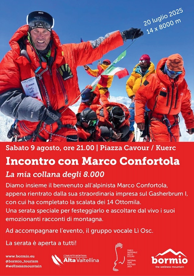 Immagine Evento Incontro con Marco Confortola | Calendario Valtellinese