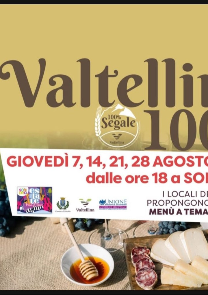 Immagine Evento Valtellina 100% | Calendario Valtellinese
