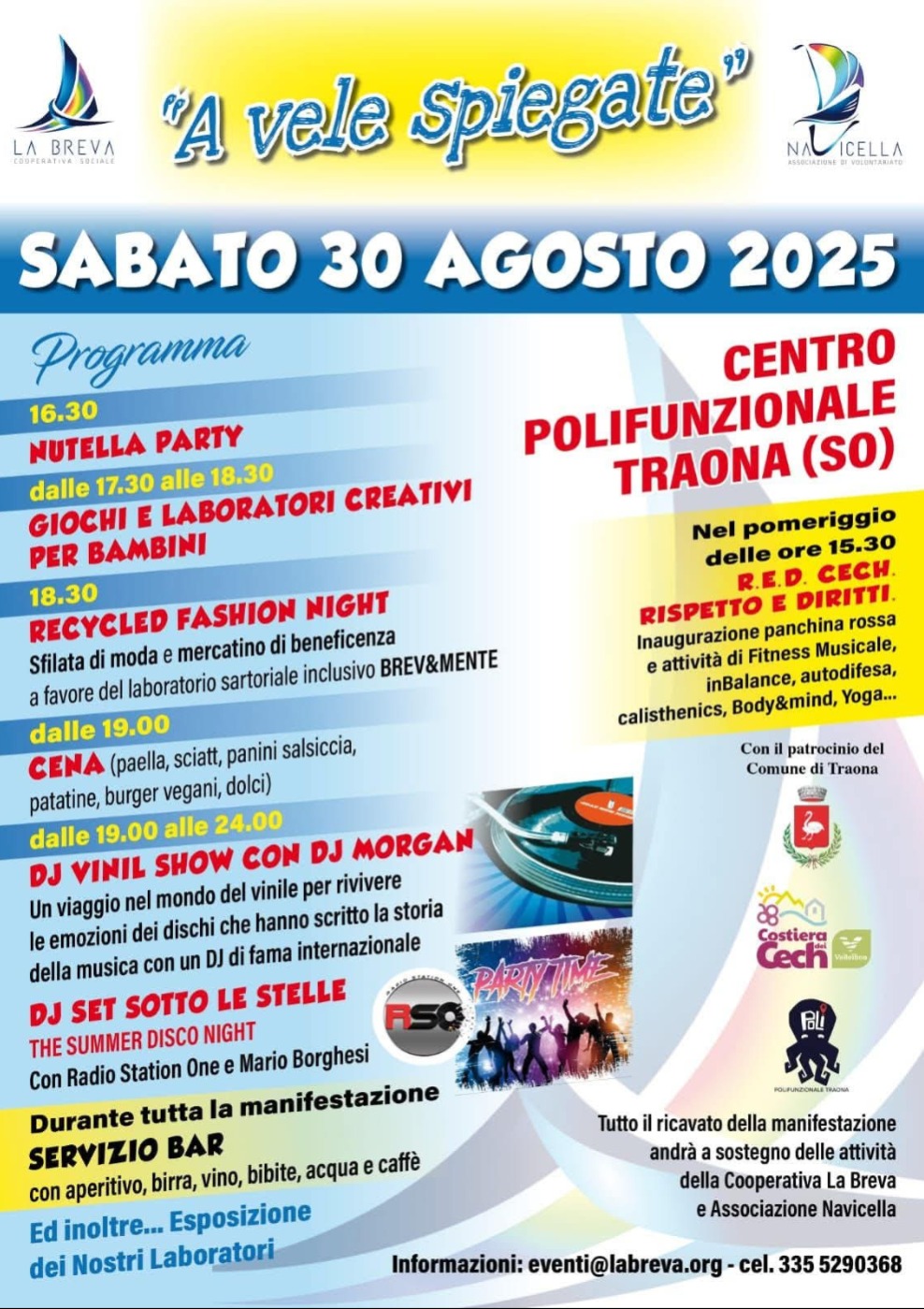 Immagine Evento A vele spiegate | Calendario Valtellinese