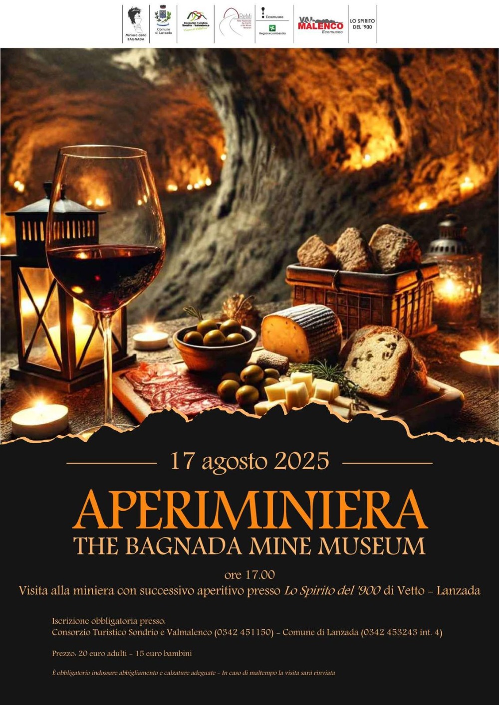 Immagine Evento Aperiminiera | Calendario Valtellinese