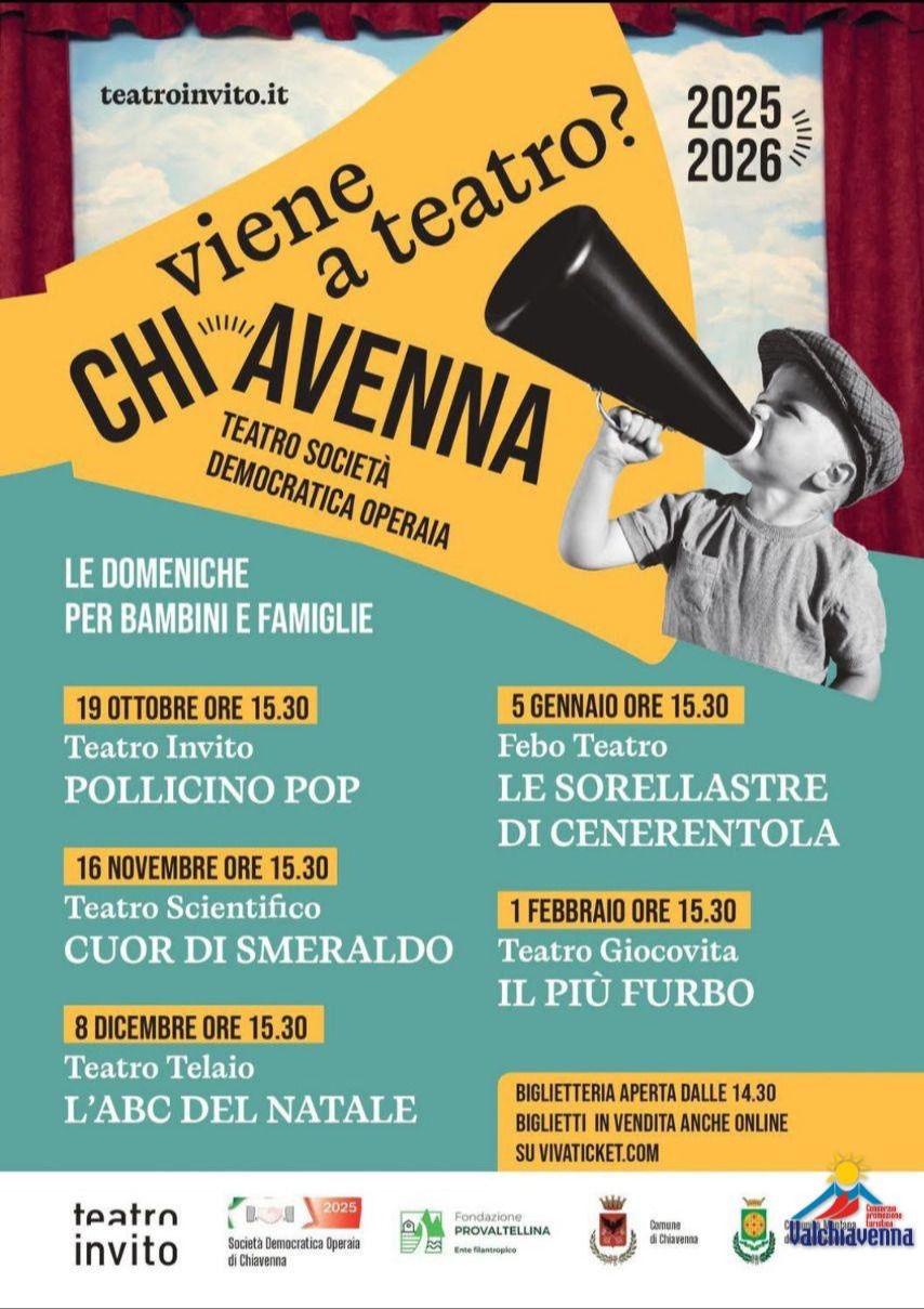 Immagine Evento Chi viene a Teatro | Calendario Valtellinese