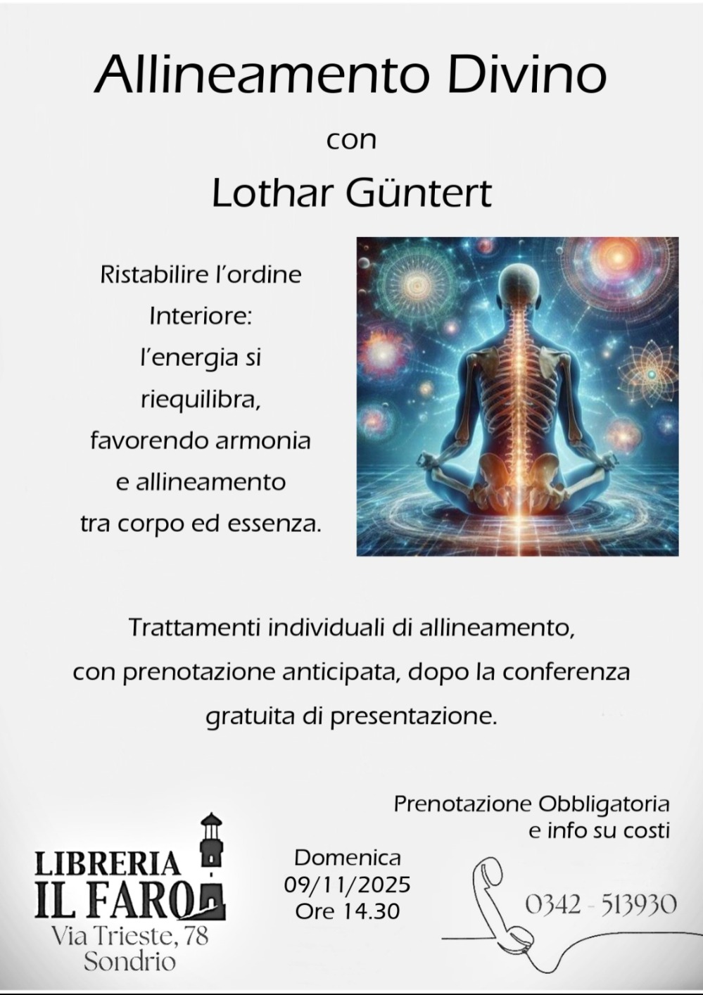 Immagine Evento Allineamento divino con Lothar Güntert | Calendario Valtellinese