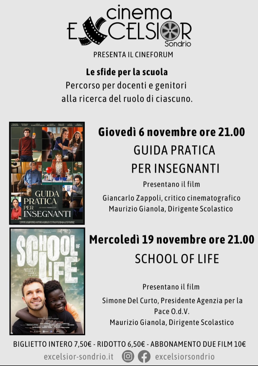 Immagine Evento Le sfide per la scuola | Calendario Valtellinese