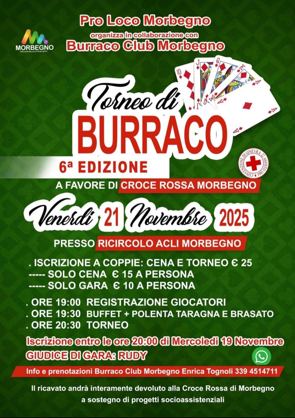 Immagine Evento Torneo di Burraco | Calendario Valtellinese