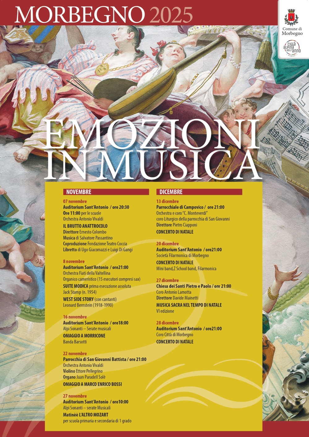 Immagine Evento Emozioni in Musica 2025 | Calendario Valtellinese