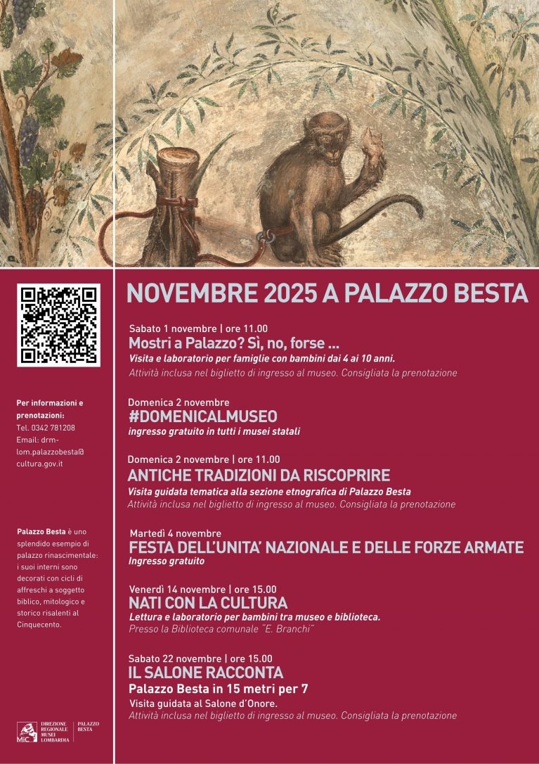 Immagine Evento Novembre 2025 a Palazzo Besta | Calendario Valtellinese