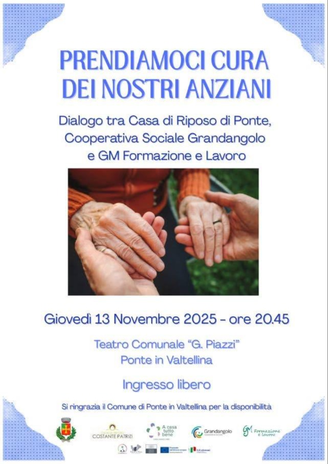 Immagine Evento Prendiamoci cura dei nostri anziani | Calendario Valtellinese