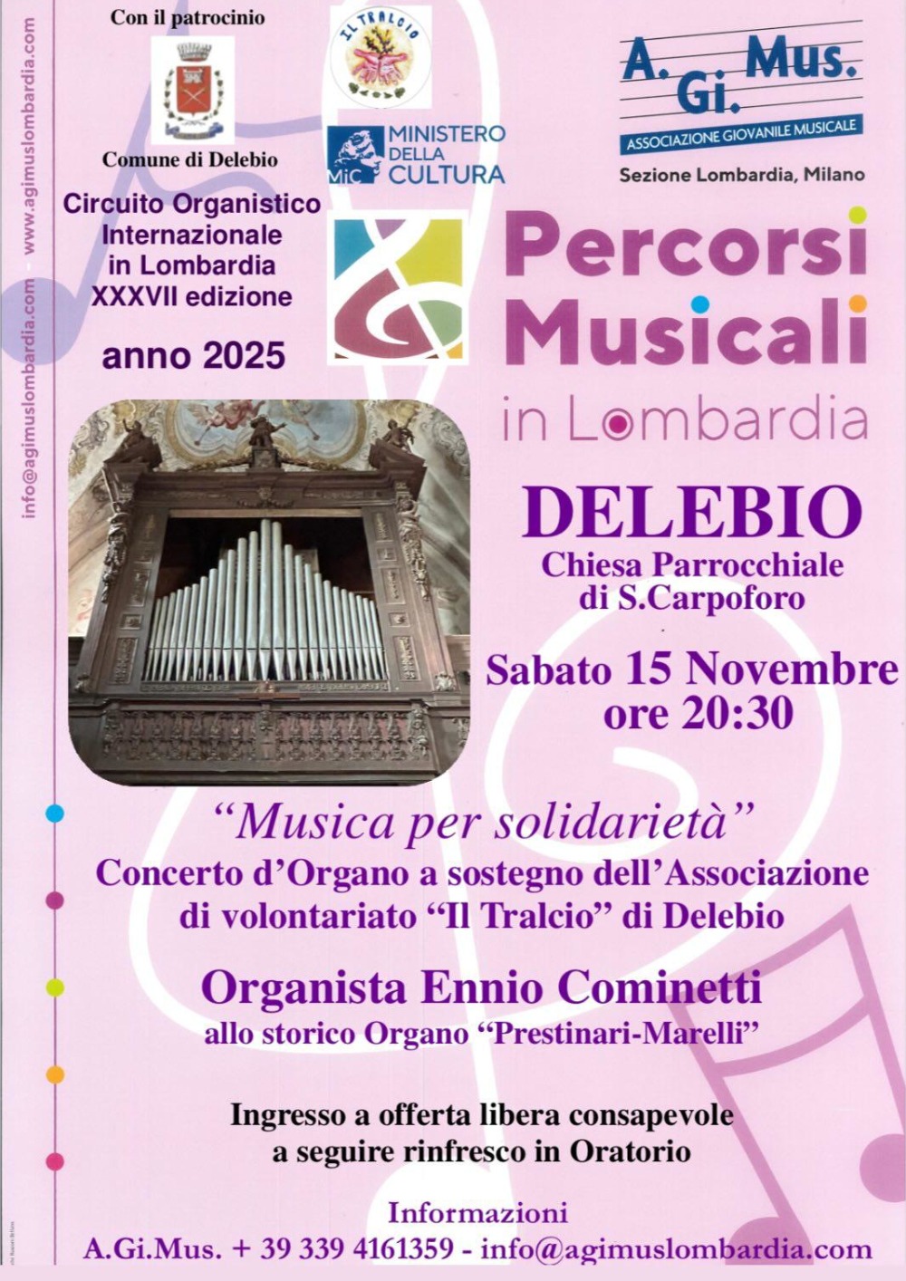 Immagine Evento Percorsi musicali | Calendario Valtellinese