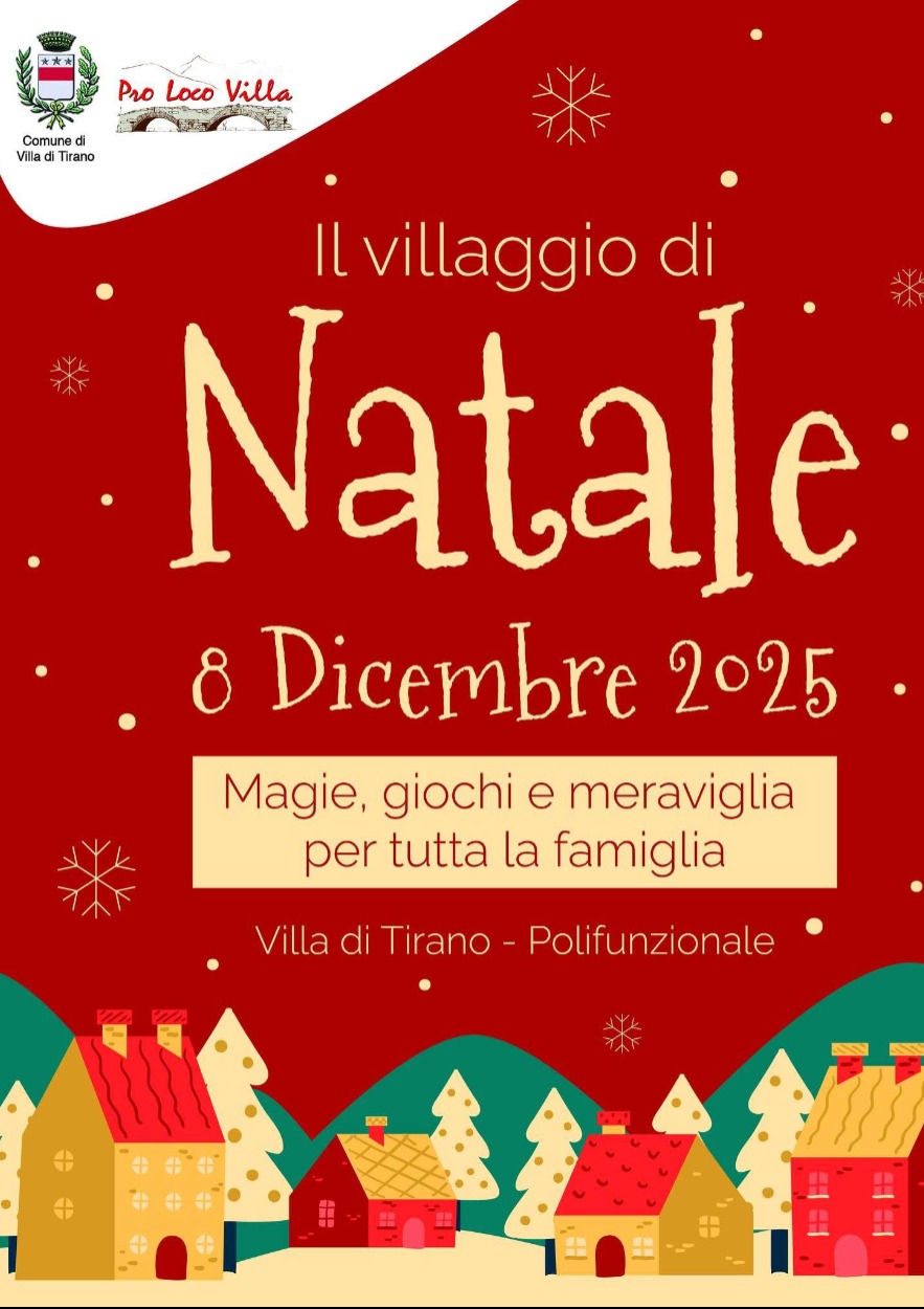 Immagine Evento Il villaggio di Natale | Calendario Valtellinese