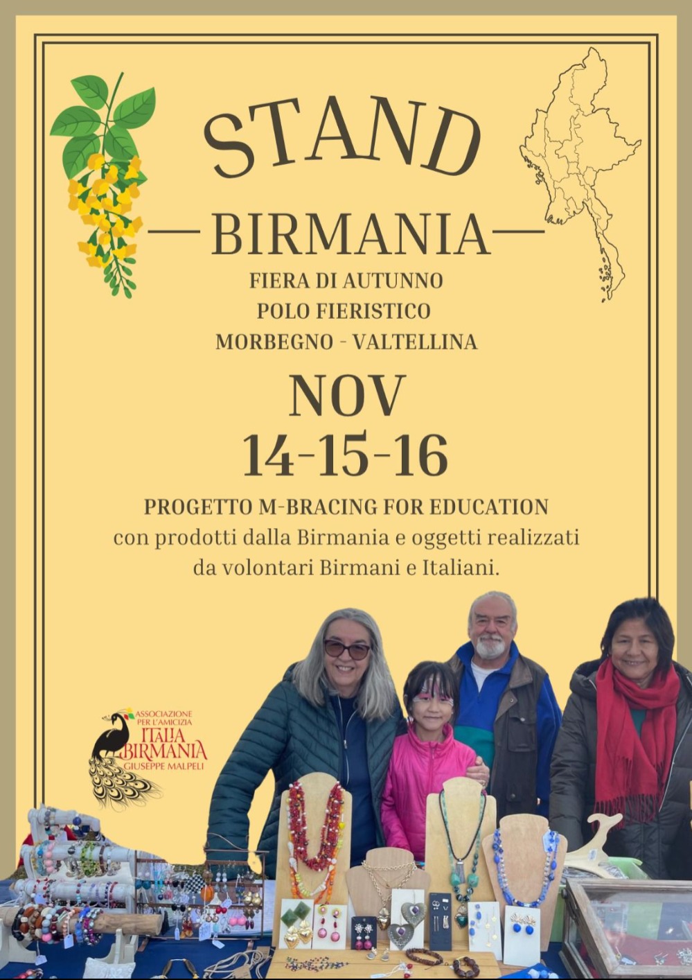 Immagine Evento Stand Birmania alla Fiera d'autunno | Calendario Valtellinese