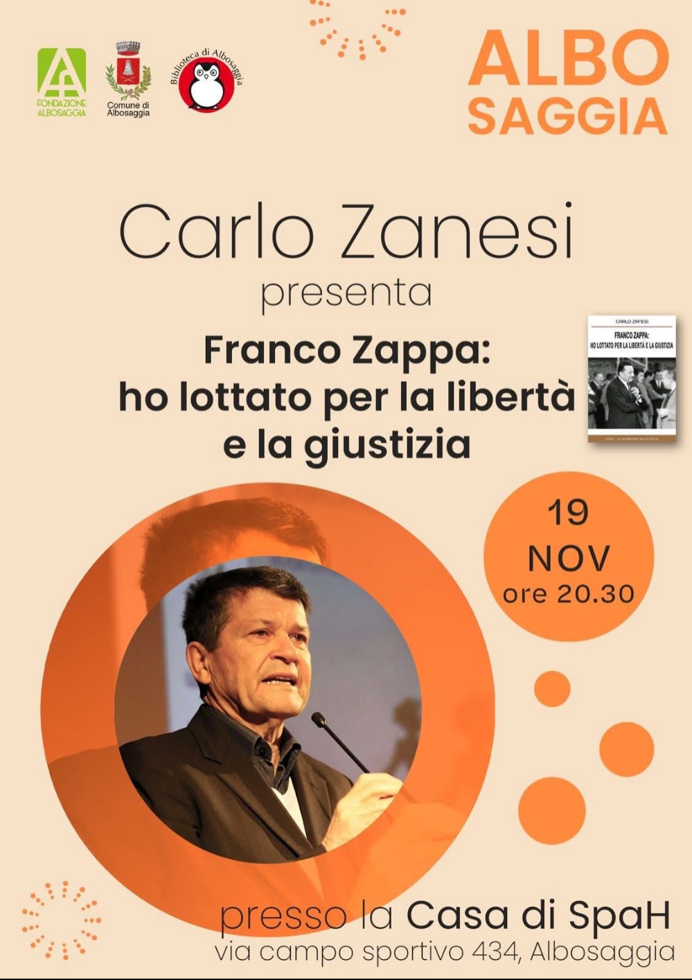 Immagine Evento Carlo Zanesi presenta Franco Zappa | Calendario Valtellinese