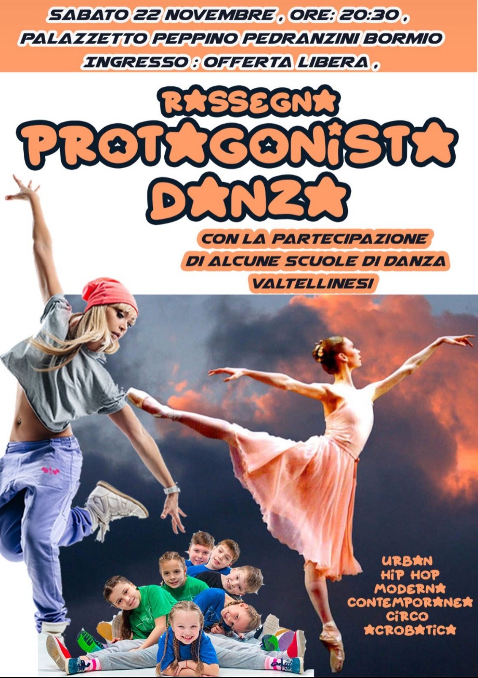 Immagine Evento Rassegna “Protagonista Danza” | Calendario Valtellinese
