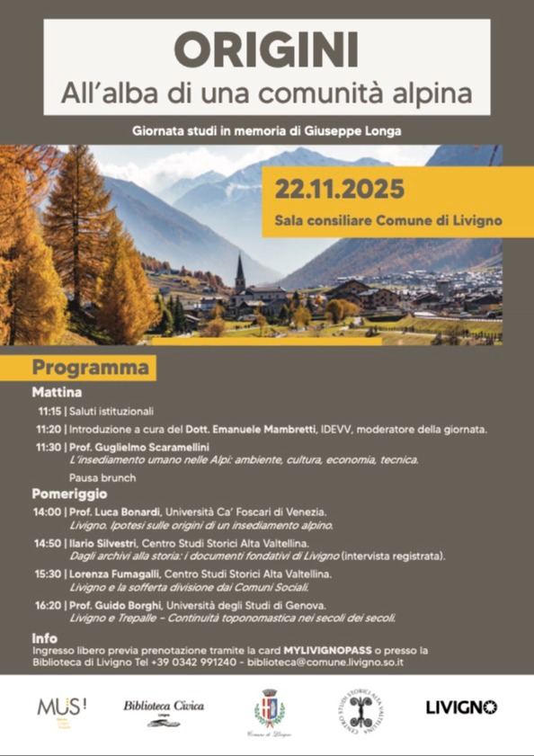 Immagine Evento Origini. All’alba di una comunità alpina | Calendario Valtellinese