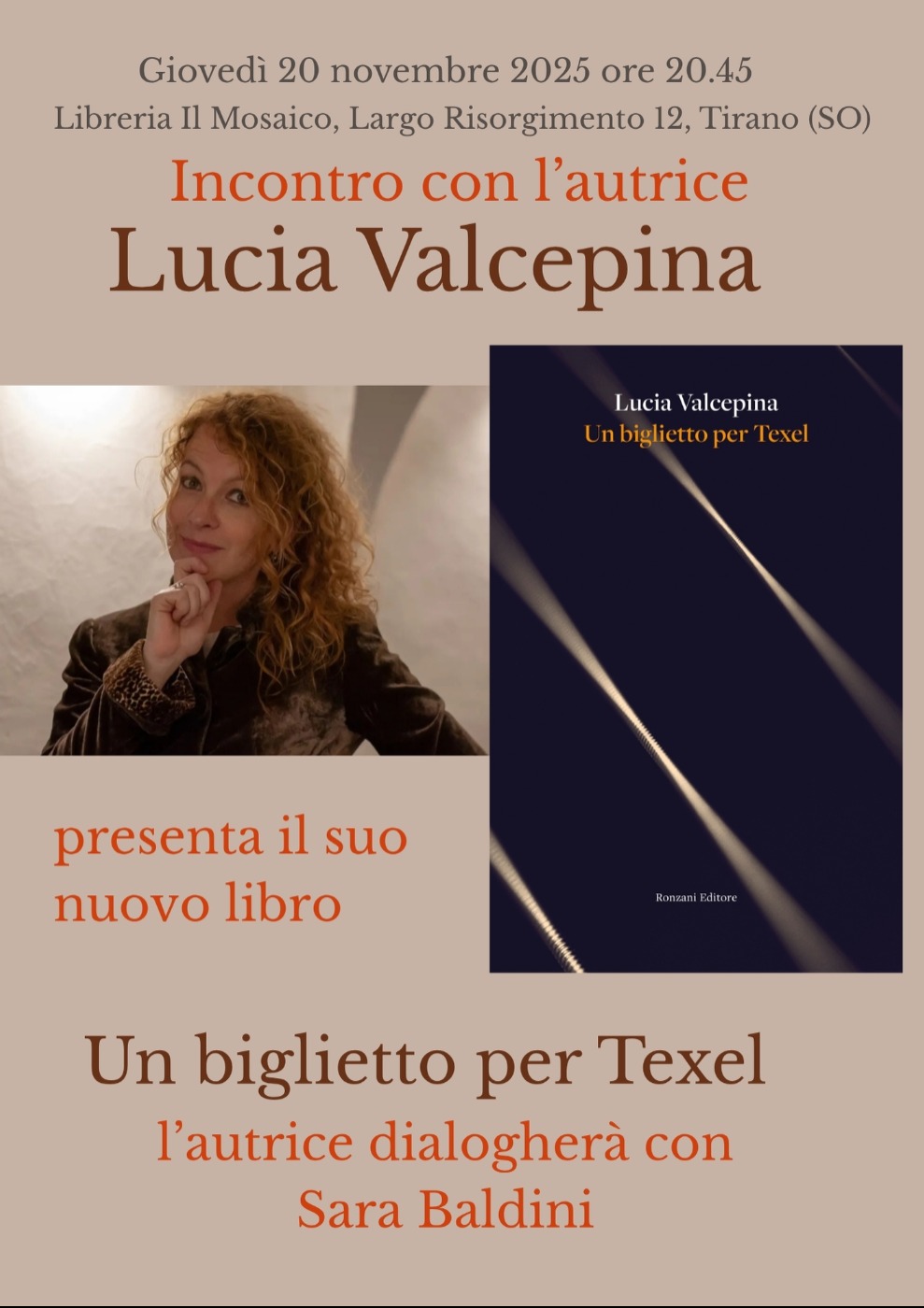 Immagine Evento Incontro con l’autrice Lucia Valcepina | Calendario Valtellinese