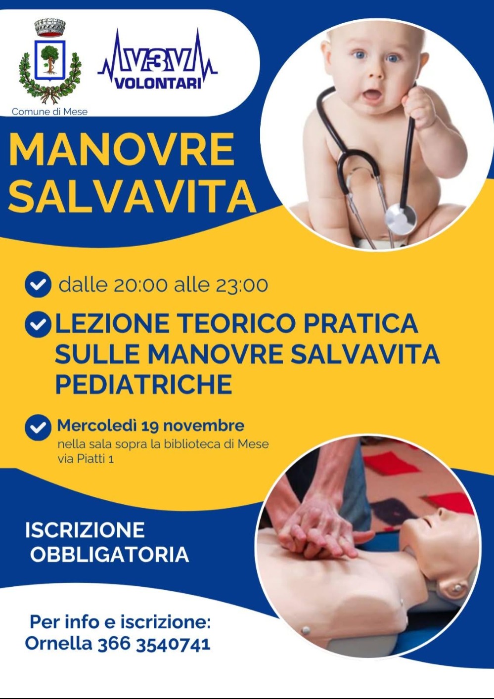 Immagine Evento Manovre Salvavita | Calendario Valtellinese