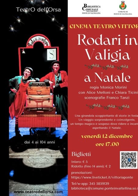 Immagine Evento Rodari in valigia a Natale | Calendario Valtellinese