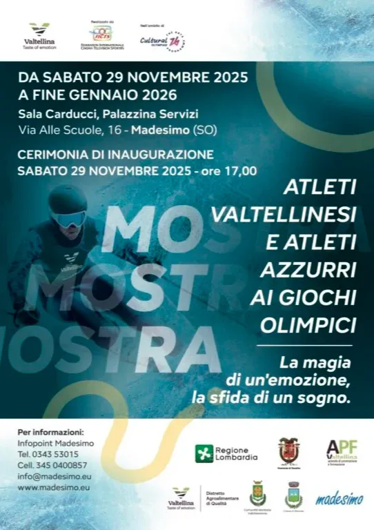 Immagine Evento Mostra “Atleti valtellinesi e azzurri ai Giochi Olimpici” | Calendario Valtellinese