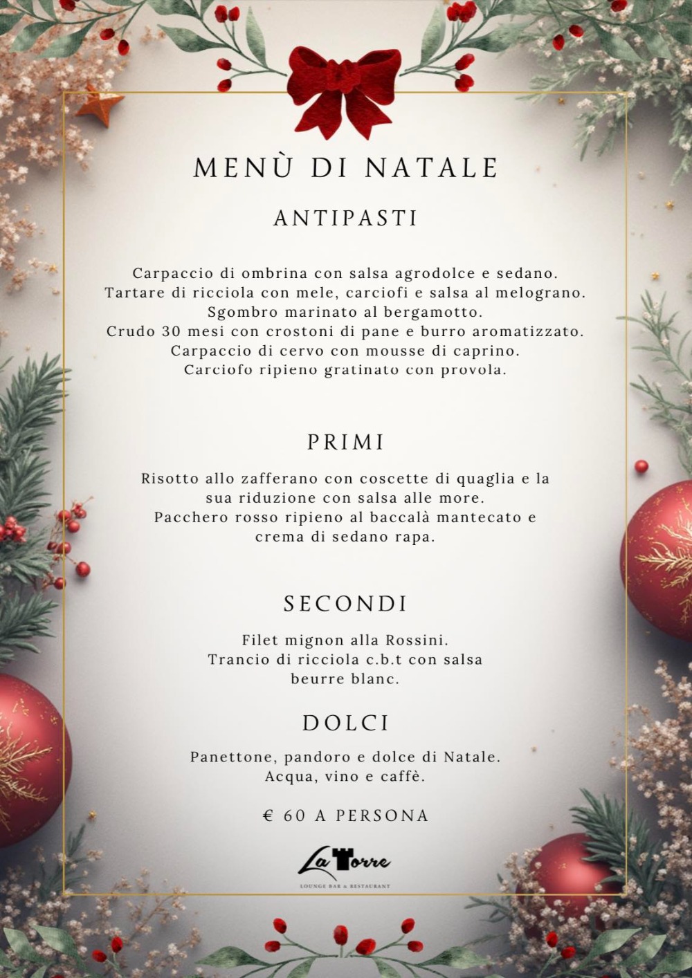 Immagine Evento Natale 2025 a La Torre | Calendario Valtellinese