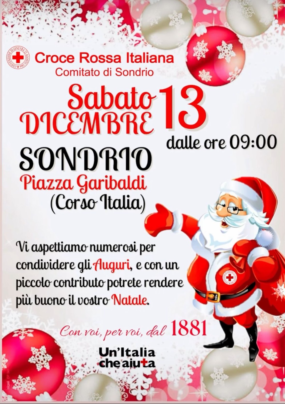 Immagine Evento Evento natalizio con Croce Rossa Italiana | Calendario Valtellinese