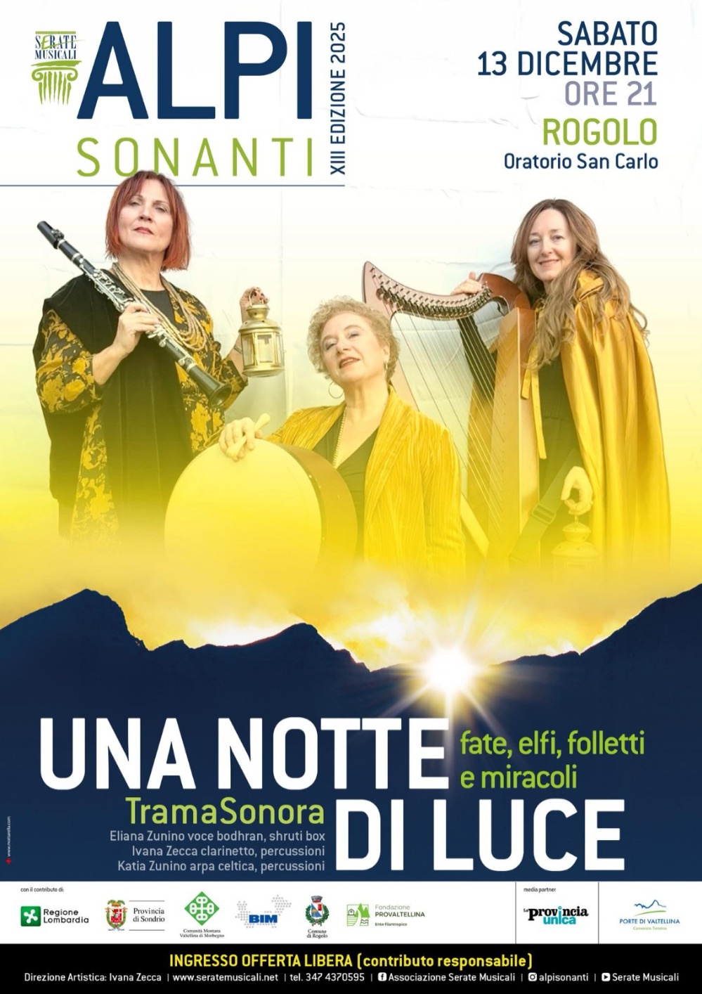 Immagine Evento Una notte di luce | Calendario Valtellinese