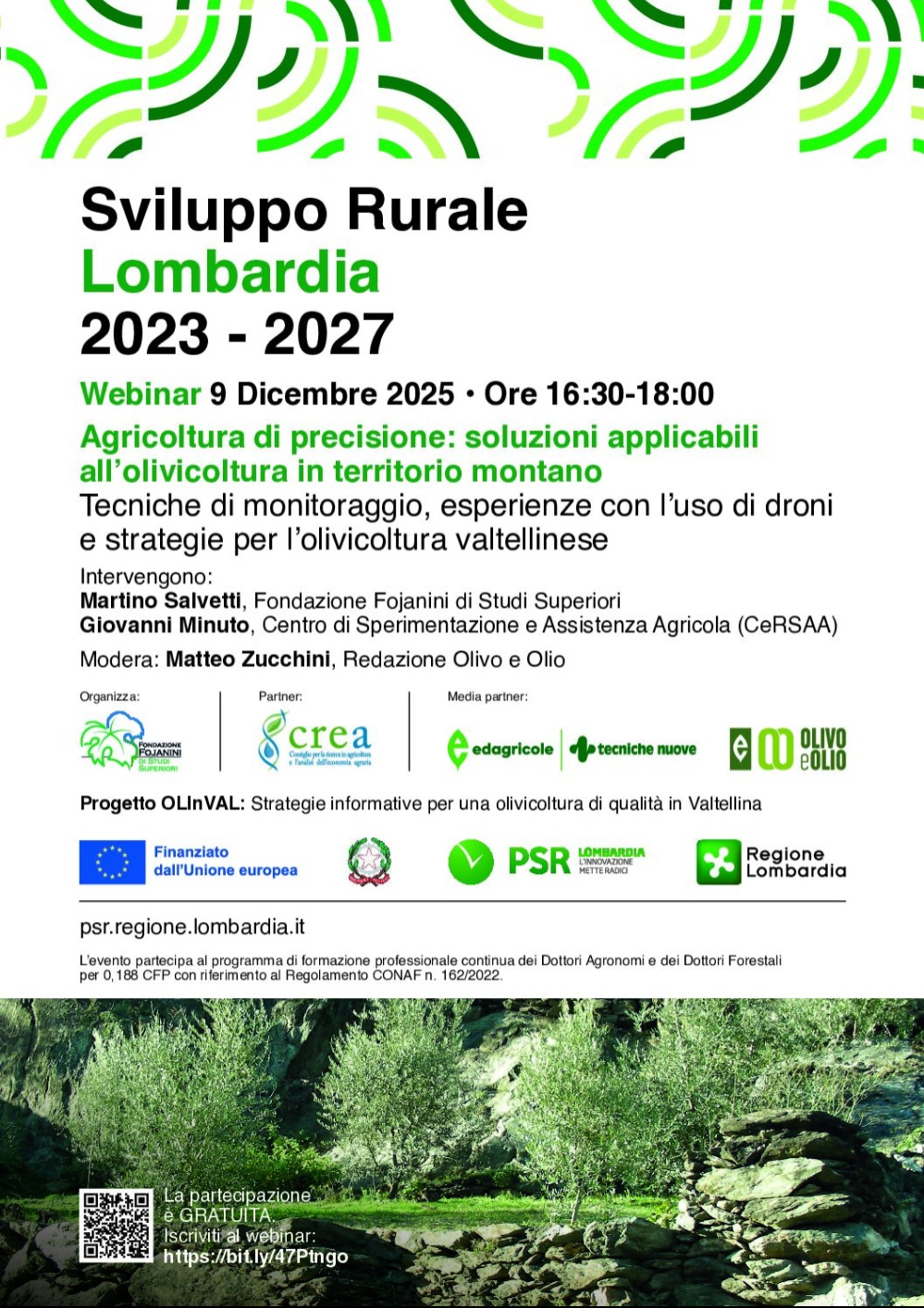 Immagine Evento Sviluppo Rurale Lombardia 2023-2027 | Calendario Valtellinese