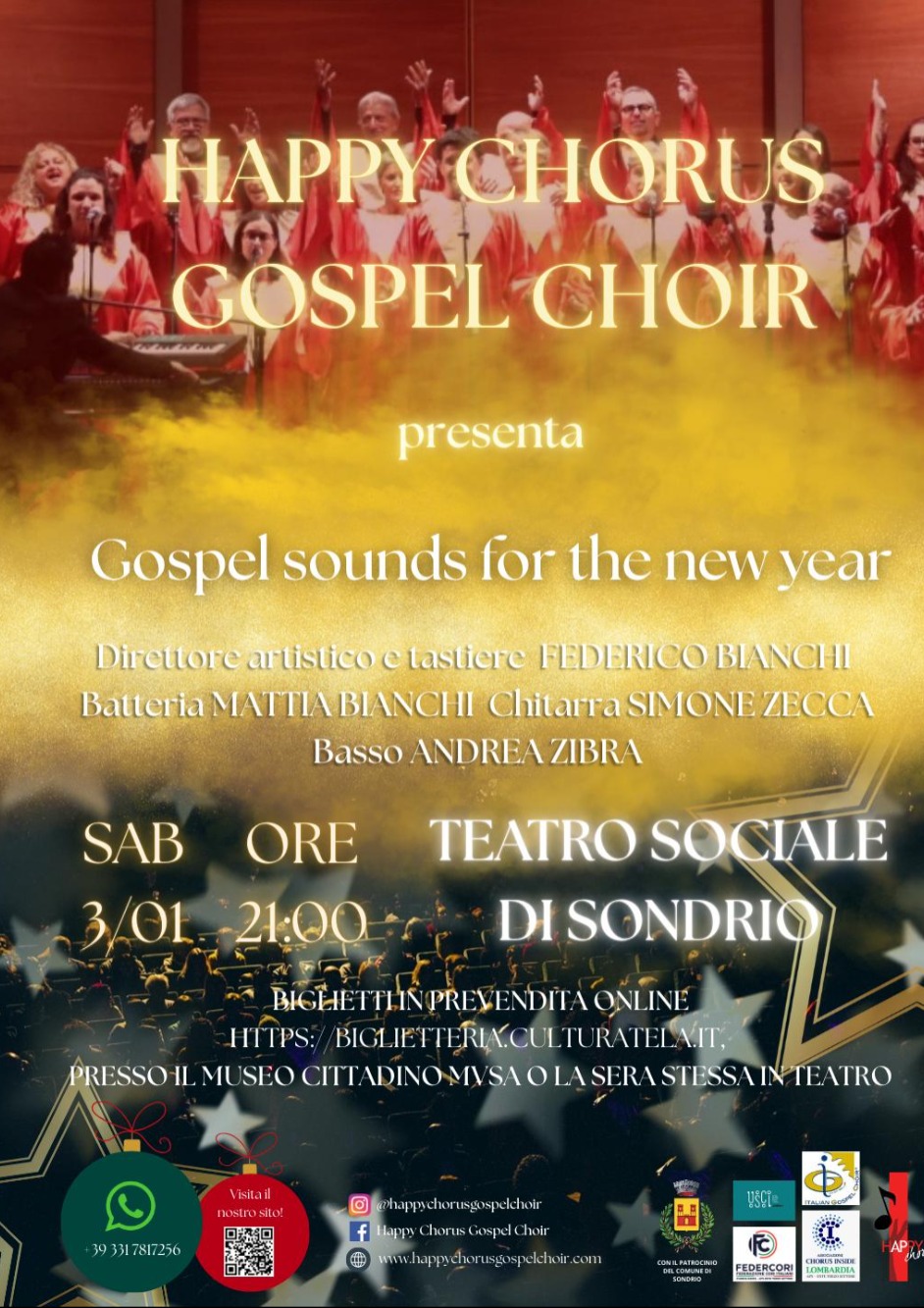 Immagine Evento Gospel Sounds for the New Year | Calendario Valtellinese