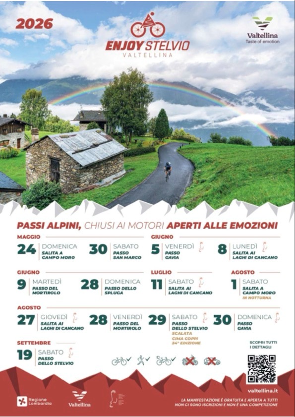 Immagine Evento Enjoy Stelvio Valtellina 2026 | Calendario Valtellinese
