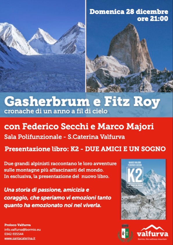 Immagine Evento Gasherbrum e Fitz Roy | Calendario Valtellinese