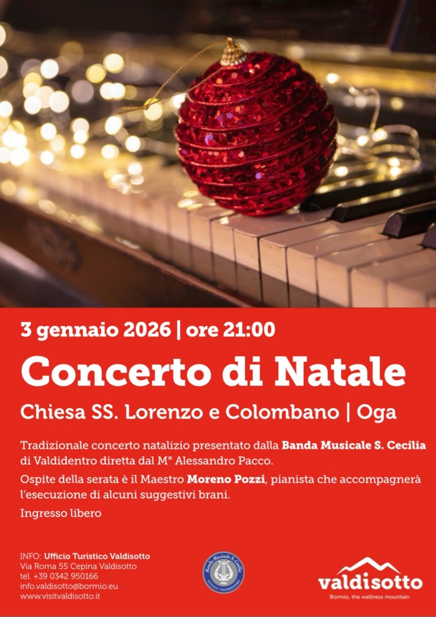 Immagine Evento Concerto di Natale a Oga | Calendario Valtellinese