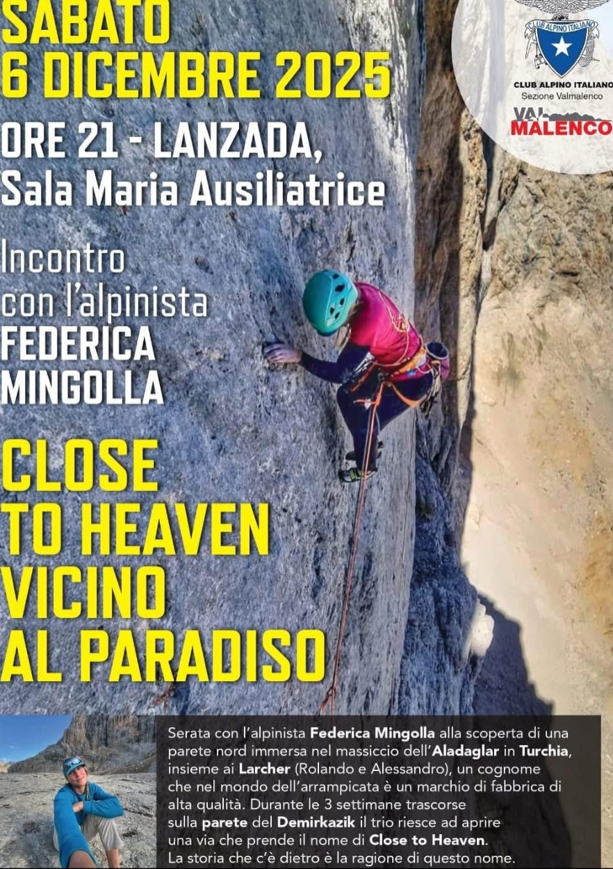 Immagine Evento Vicino al Paradiso | Calendario Valtellinese