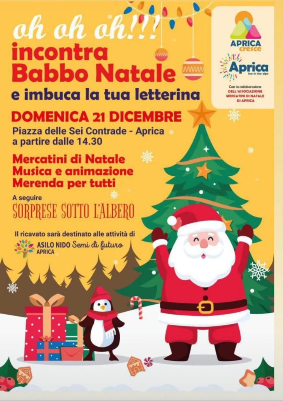 Immagine Evento Incontra Babbo Natale e imbuca la letterina | Calendario Valtellinese