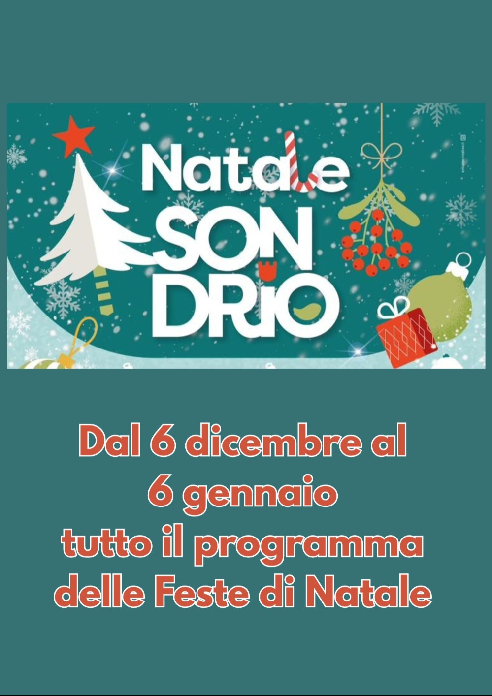 Immagine Evento Sondrio Natale 2025 | Calendario Valtellinese
